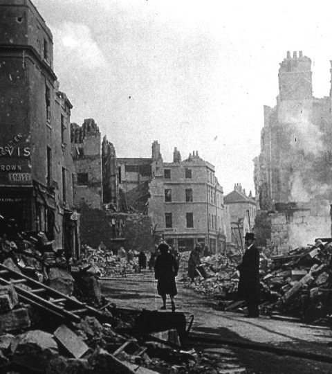 Image: Bath after being bombed
